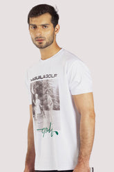 CAMISA WHITE VINTAGE GOLF T-SHIRT